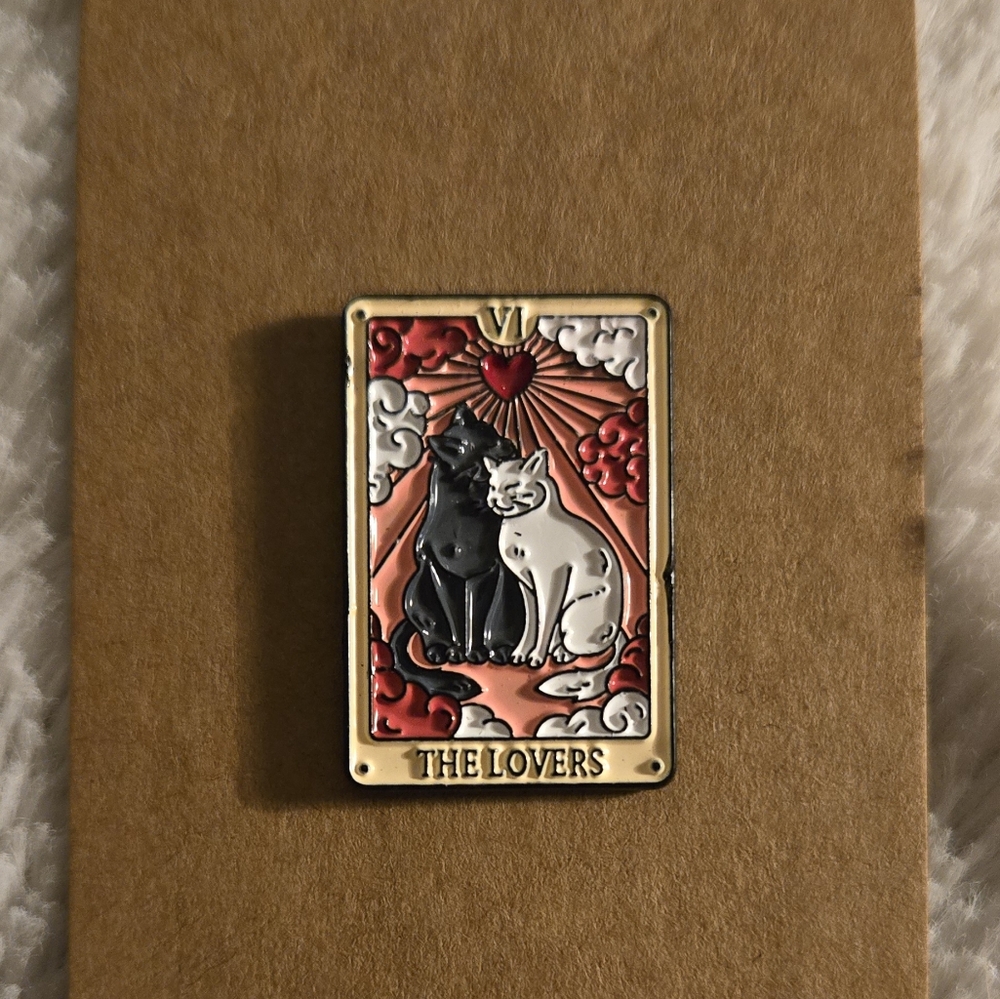 The Lovers Tarot Enamel Pin 3/$15